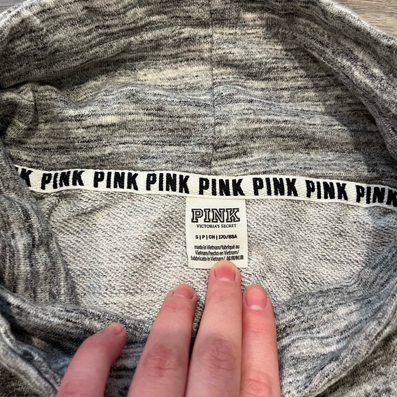Victoria’s Secret PINK Cowl Neck Pullover Oversized Sweatshirt - Picture 5 of 12